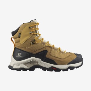 Zapatillas de Senderismo Salomon QUEST ELEMENT GORE-TEX Hombre Amarillo | EC2078XYU