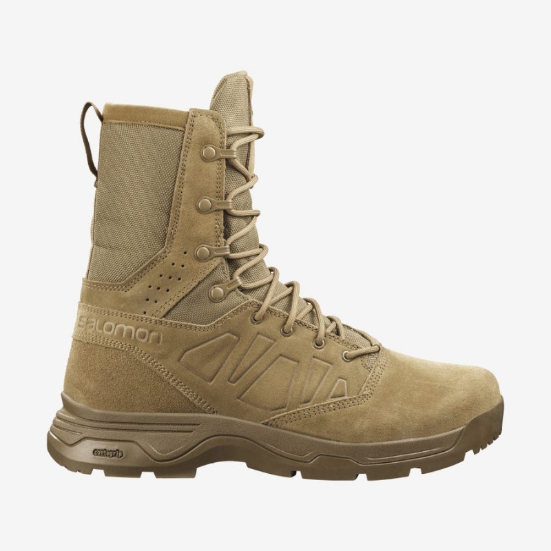 Botas Salomon GUARDIAN CLIMASALOMON™ FORCES WATERPROOF Mujer Marrones | EC3033GSO