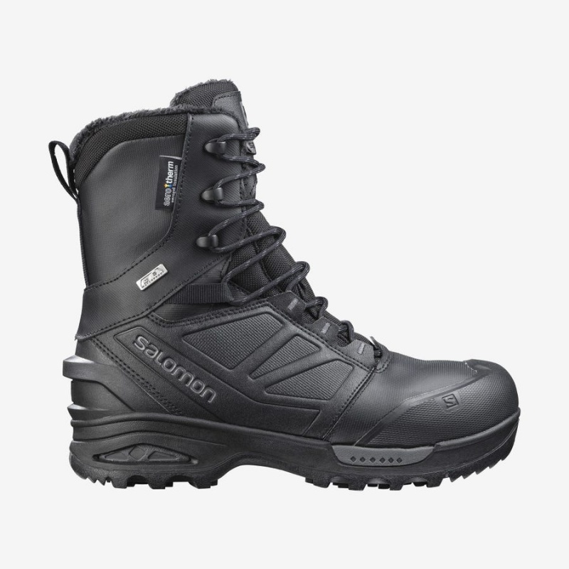 Botas Salomon TOUNDRA FORCES CLIMASALOMON™ WATERPROOF Mujer Negras | EC3030SGL