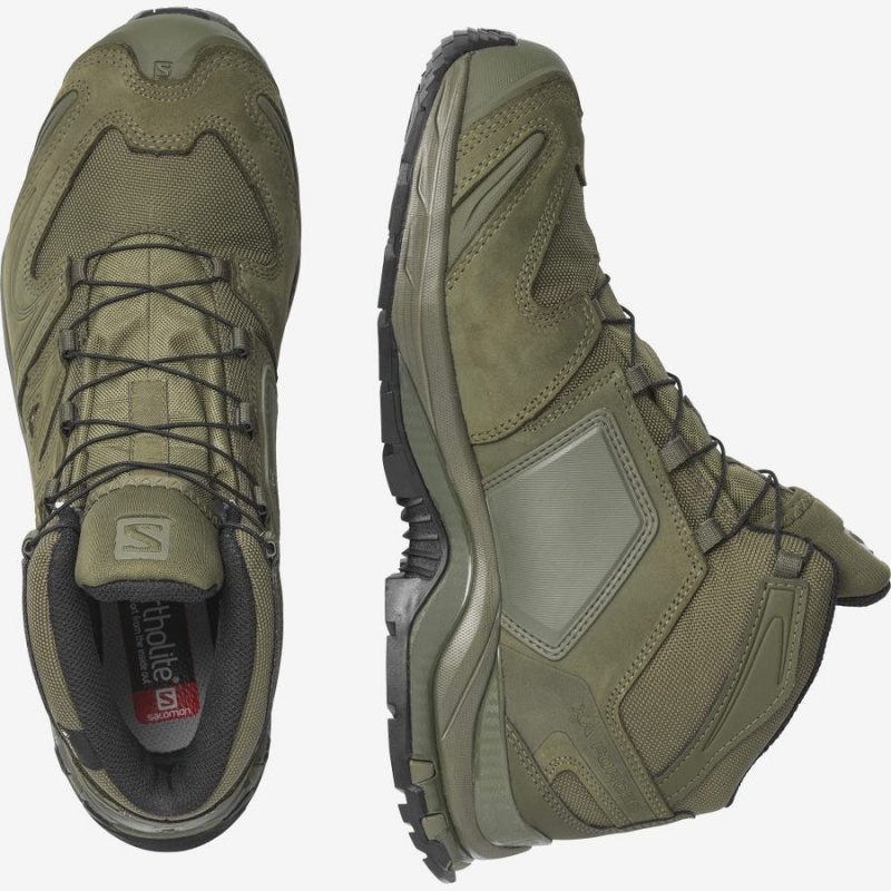 Botas Salomon XA FORCES MID GORE-TEX EN Hombre Verde Oliva | EC2271LIS