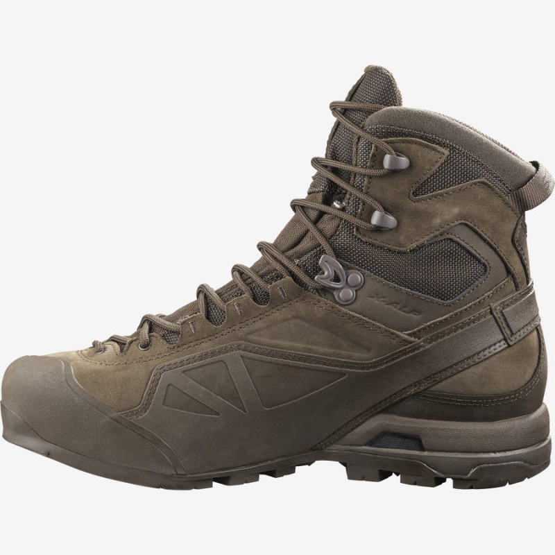 Botas Salomon X ALP GORE-TEX FORCES Hombre Marrones | EC2261PJJ