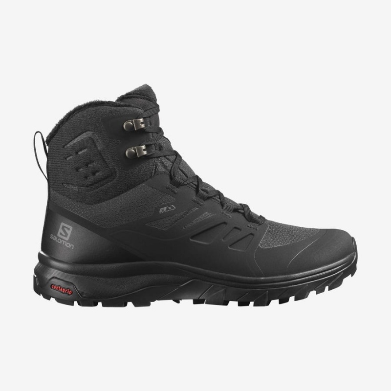 Botas de Invierno Salomon OUTBLAST THINSULATE™ CLIMASALOMON™ WATERPROOF Mujer Negras | EC3012XYU