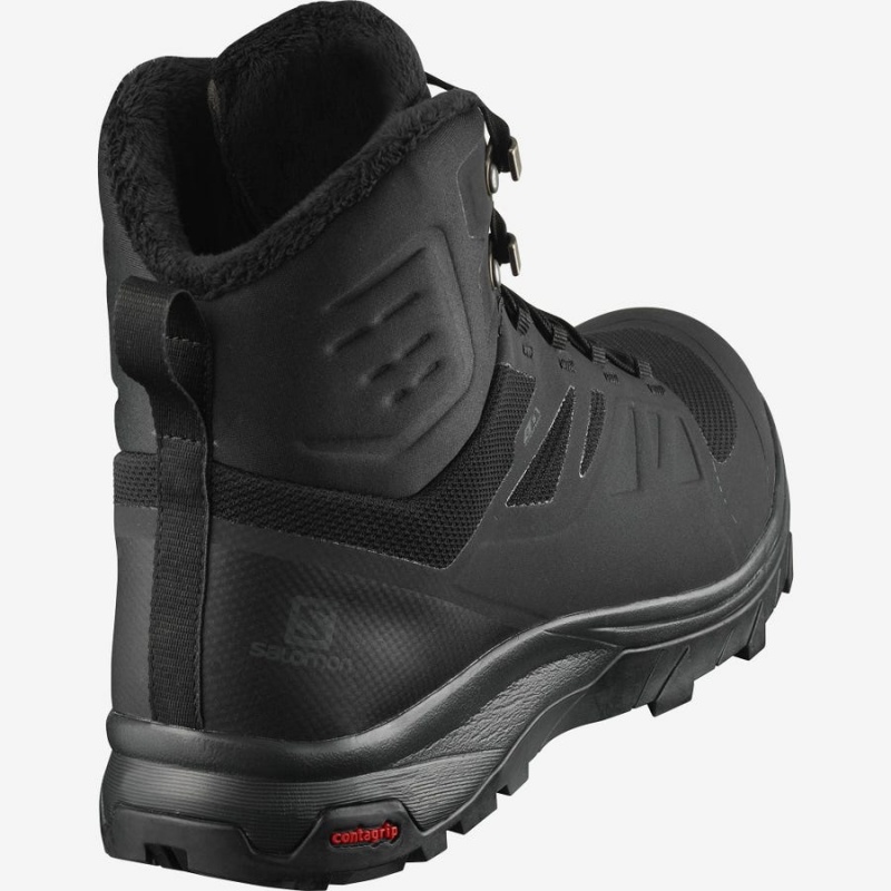 Botas de Invierno Salomon OUTBLAST THINSULATE™ CLIMASALOMON™ WATERPROOF Hombre Negras | EC2241HAP