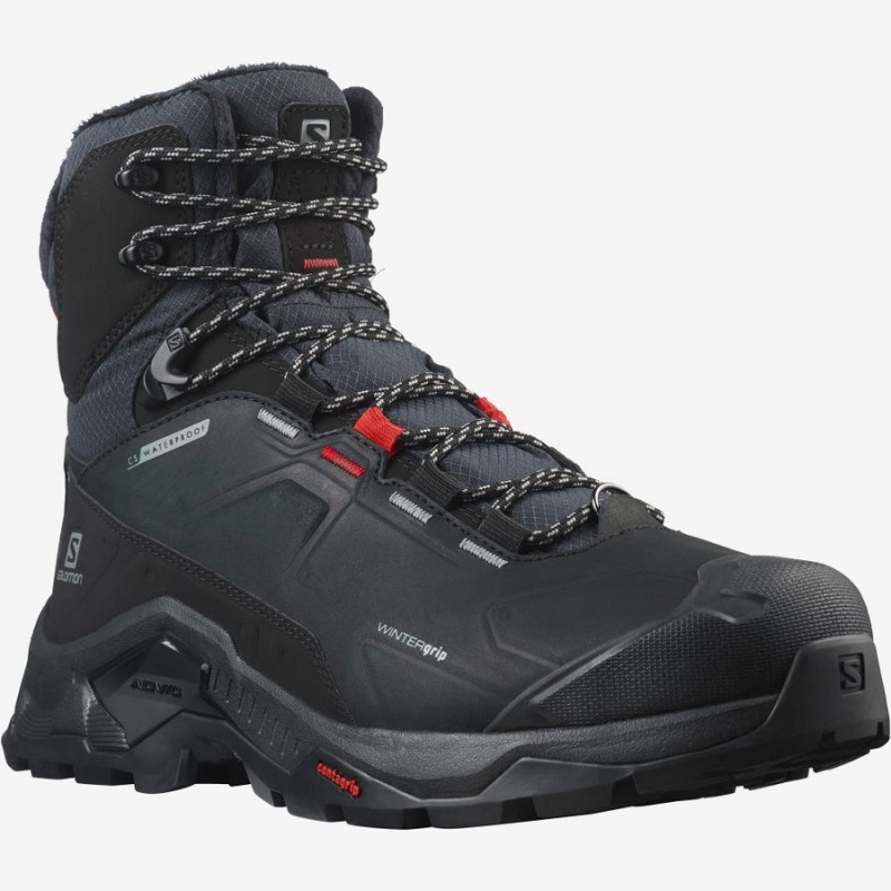 Botas de Invierno Salomon QUEST WINTER THINSULATE™ CLIMASALOMON™ WATERPROOF Mujer Negras | EC3016NWY