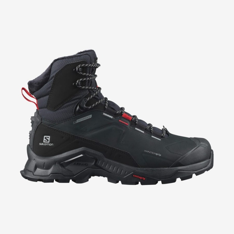 Botas de Invierno Salomon QUEST WINTER THINSULATE™ CLIMASALOMON™ WATERPROOF Mujer Negras | EC3016NWY