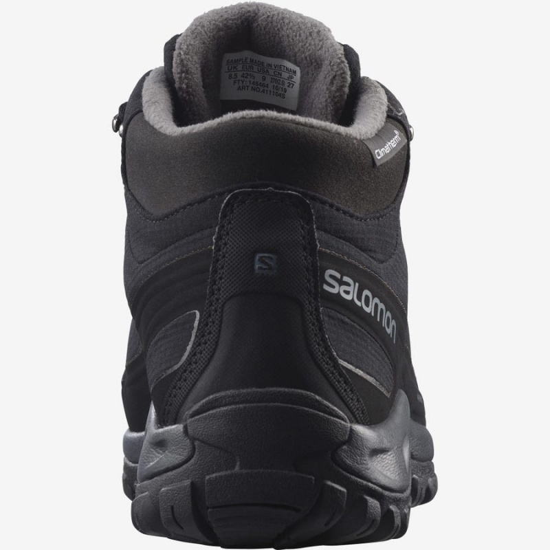 Botas de Invierno Salomon SHELTER CLIMASALOMON™ WATERPROOF Hombre Negras | EC2245ZUT