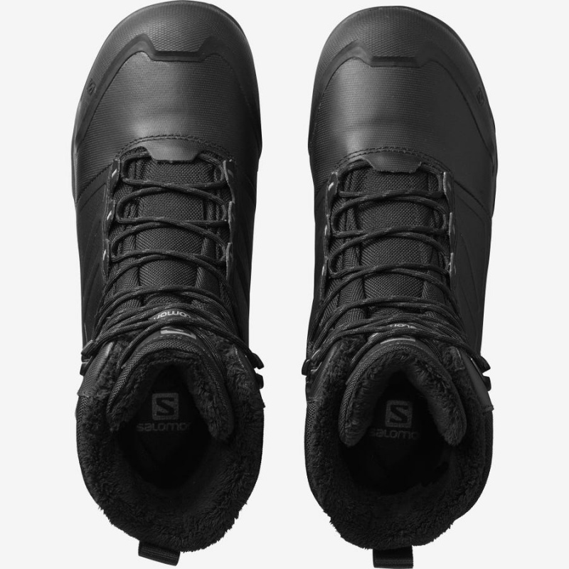 Botas de Invierno Salomon TOUNDRA PRO CLIMASALOMON™ WATERPROOF Hombre Negras | EC2243KOR