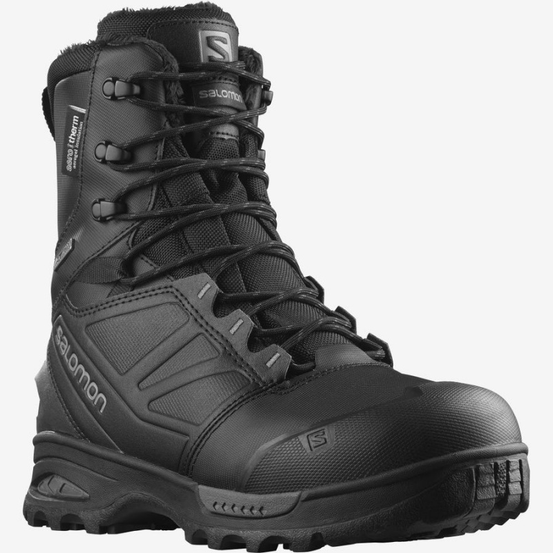 Botas de Invierno Salomon TOUNDRA PRO CLIMASALOMON™ WATERPROOF Hombre Negras | EC2243KOR