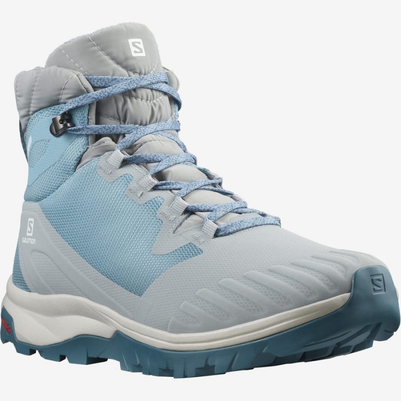 Botas de Invierno Salomon VAYA BLAZE THINSULATE™ CLIMASALOMON™ WATERPROOF Mujer Azules | EC3018QMA