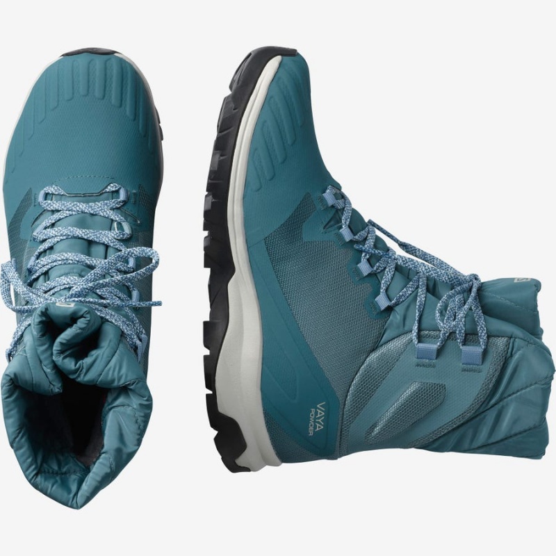 Botas de Invierno Salomon VAYA POWDER TS CSWP Mujer Azules | EC3014VRW