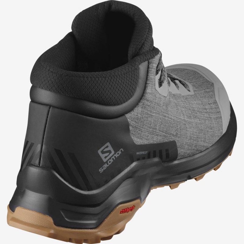 Botas de Invierno Salomon X REVEAL CHUKKA CLIMASALOMON™ WATERPROOF Hombre Gris | EC2247CTV