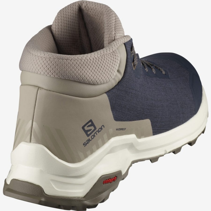 Botas de Invierno Salomon X REVEAL CHUKKA CLIMASALOMON™ WATERPROOF Hombre Marrones | EC2248VRW