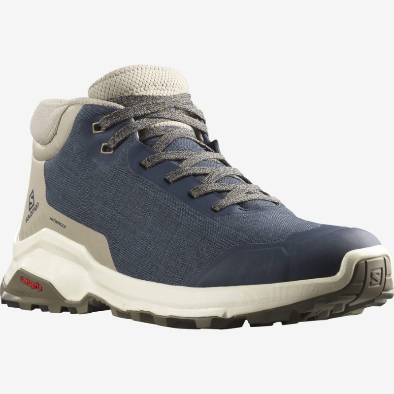 Botas de Invierno Salomon X REVEAL CHUKKA CLIMASALOMON™ WATERPROOF Hombre Marrones | EC2248VRW