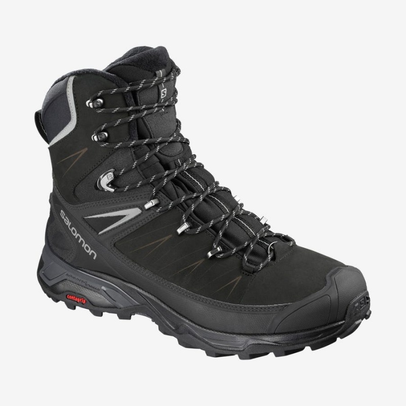 Botas de Invierno Salomon X ULTRA WINTER CLIMASALOMON™ WATERPROOF 2 Hombre Negras | EC2246XYU