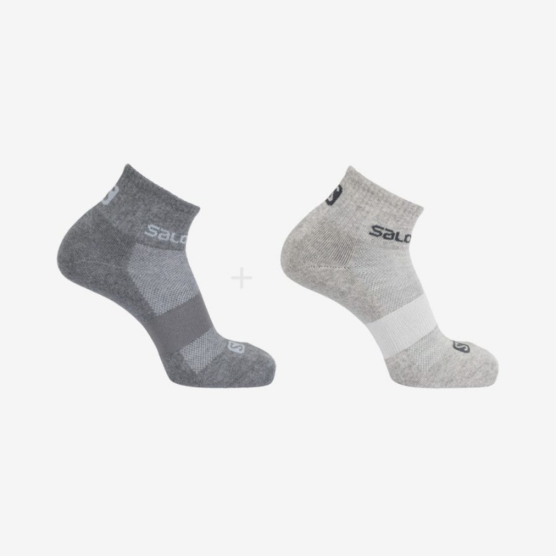 Calcetines Salomon EVASION 2-PACK Hombre Gris | EC2663PJJ