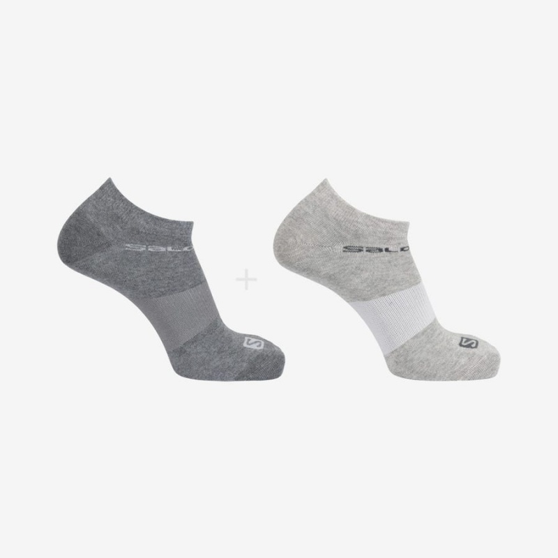 Calcetines Salomon FESTIVAL 2-PACK Hombre Gris | EC2666SGL