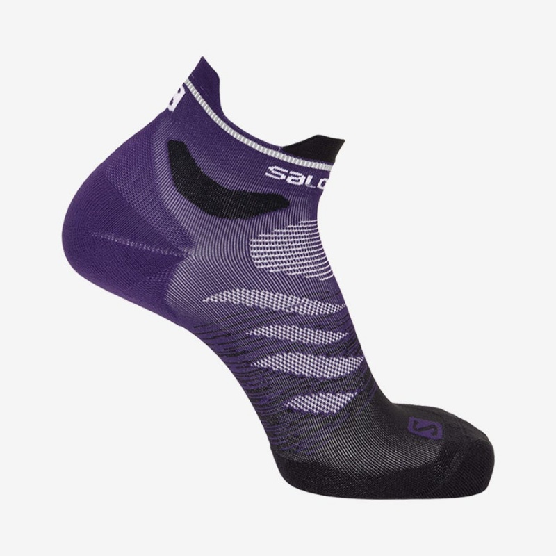 Calcetines Salomon PREDICT ANKLE Hombre Moradas | EC2676CTV