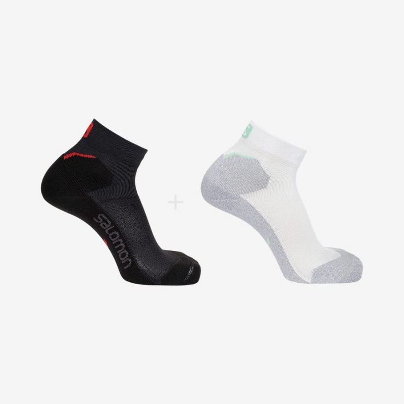 Calcetines Salomon SPEEDCROSS ANKLE 2-PACK Mujer Blancas | EC3488EBC