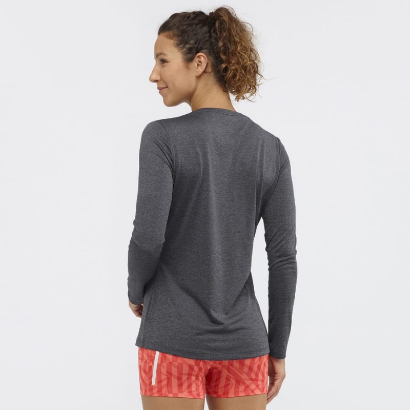 Camiseta Salomon AGILE Mujer Gris | EC3062LIS