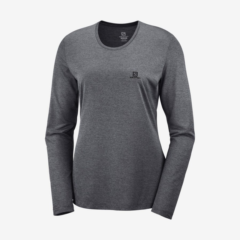 Camiseta Salomon AGILE Mujer Gris | EC3062LIS