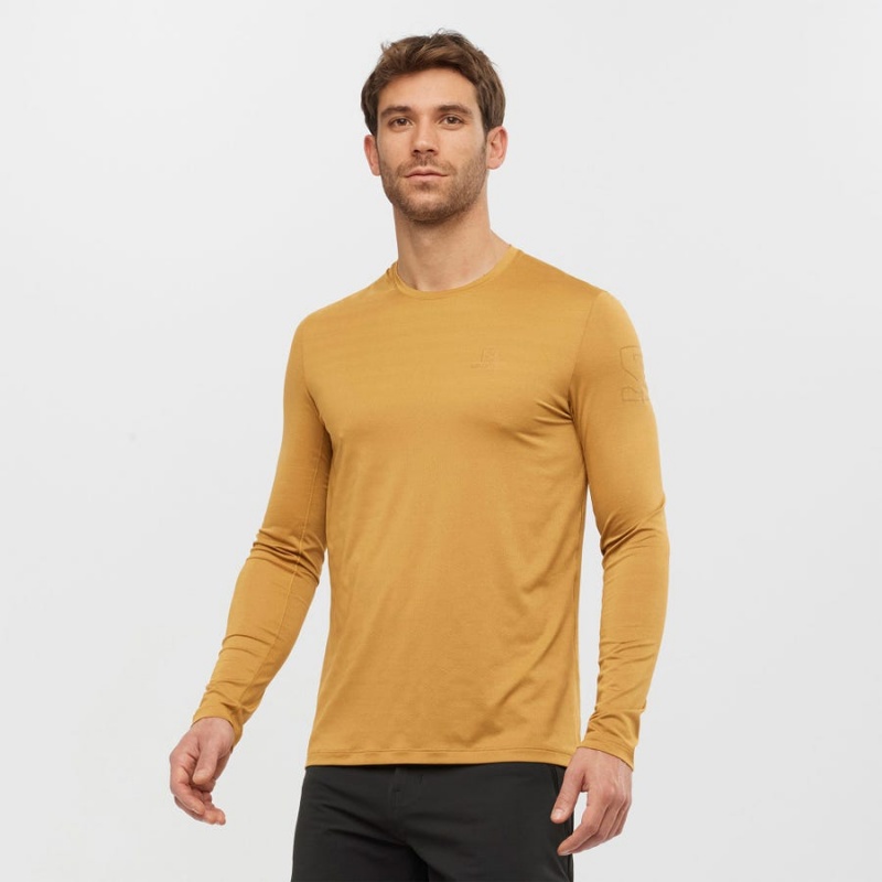 Camiseta Salomon OUTLINE Hombre Amarillo | EC2377PJJ