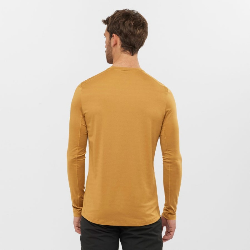 Camiseta Salomon OUTLINE Hombre Amarillo | EC2377PJJ