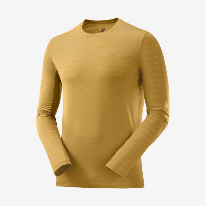 Camiseta Salomon OUTLINE Hombre Amarillo | EC2377PJJ