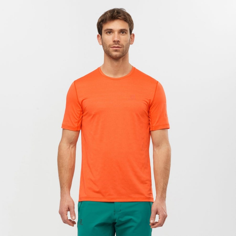 Camiseta Salomon OUTLINE Hombre Naranjas | EC2374UZG