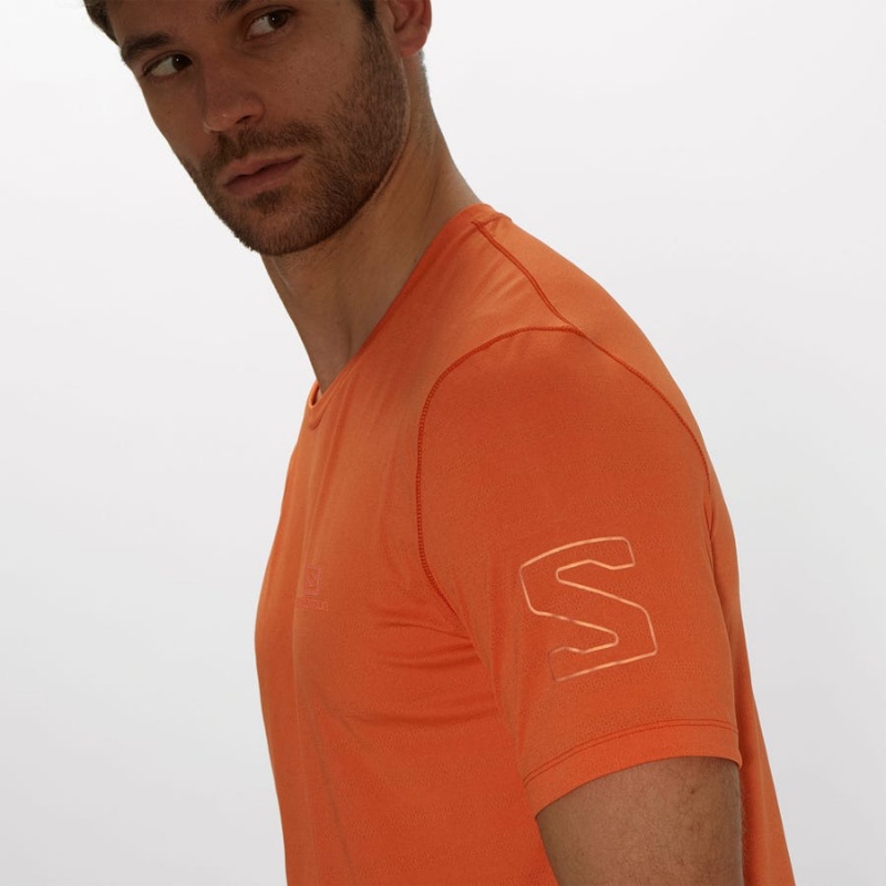 Camiseta Salomon OUTLINE Hombre Naranjas | EC2374UZG