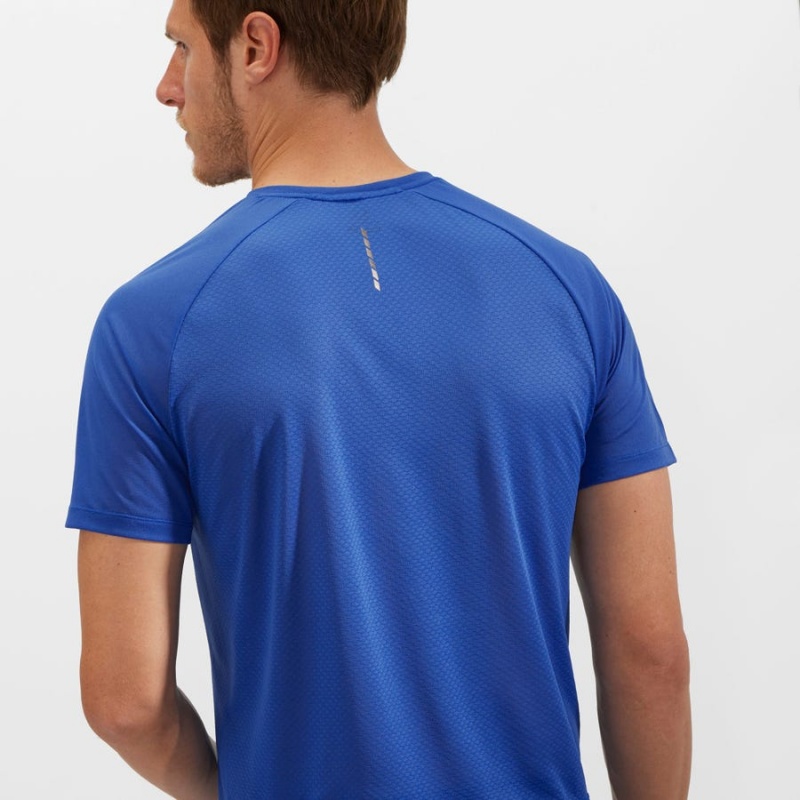 Camiseta Salomon PROMO CROSS REBEL Hombre Azules | EC2385KOR