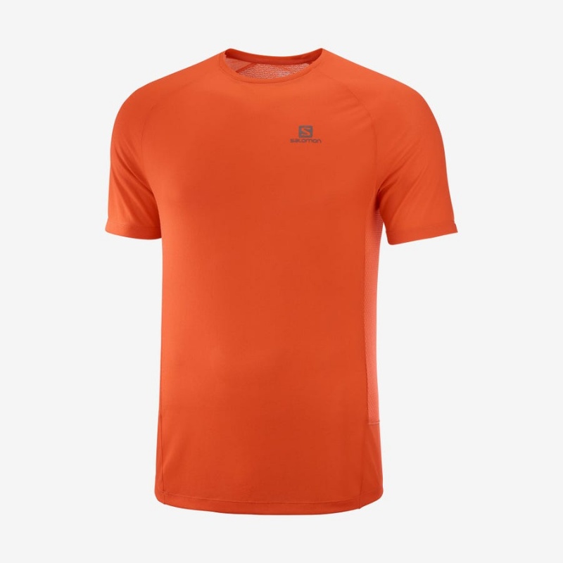 Camiseta Salomon PROMO CROSS REBEL Hombre Naranjas | EC2386LIS