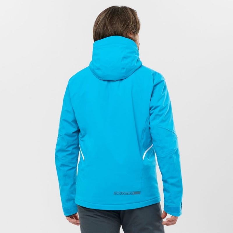 Chaquetas De Esquí Salomon BRILLIANT Hombre Azules | EC2300RVD