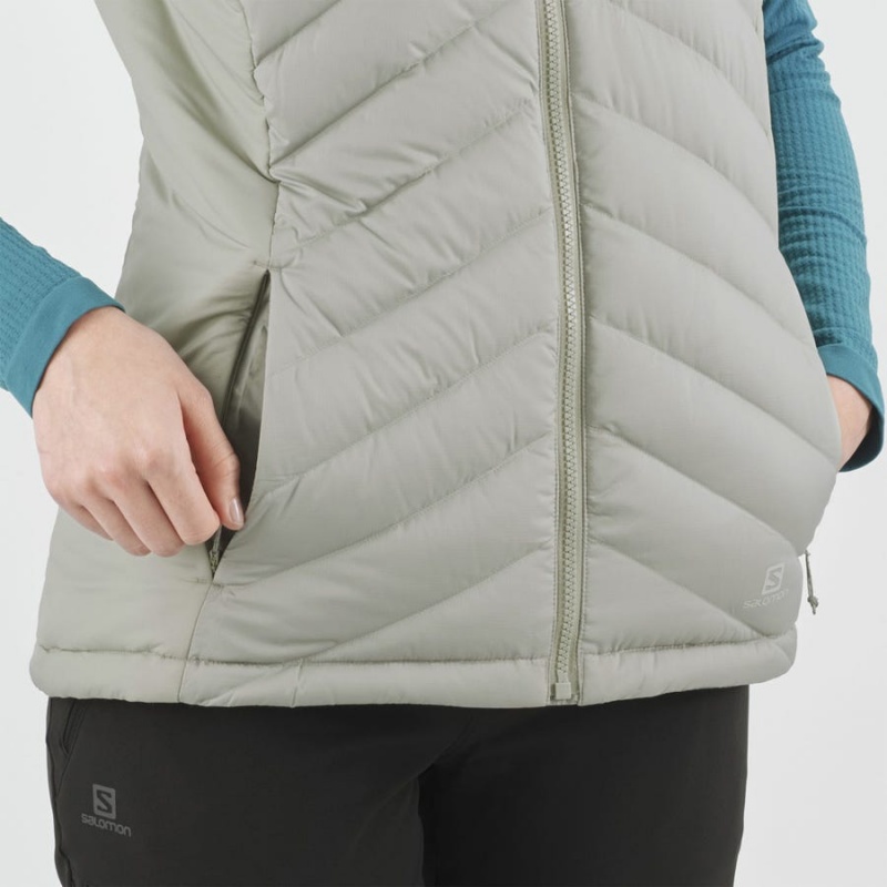 Chaquetas De Esquí Salomon ESSENTIAL XWARM DOWN Mujer Plateadas | EC3203AHK