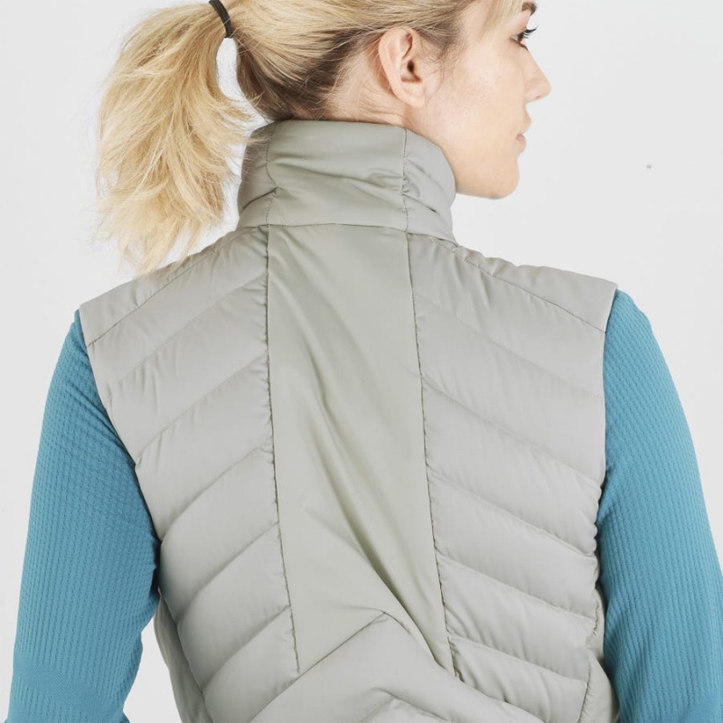 Chaquetas De Esquí Salomon ESSENTIAL XWARM DOWN Mujer Plateadas | EC3203AHK