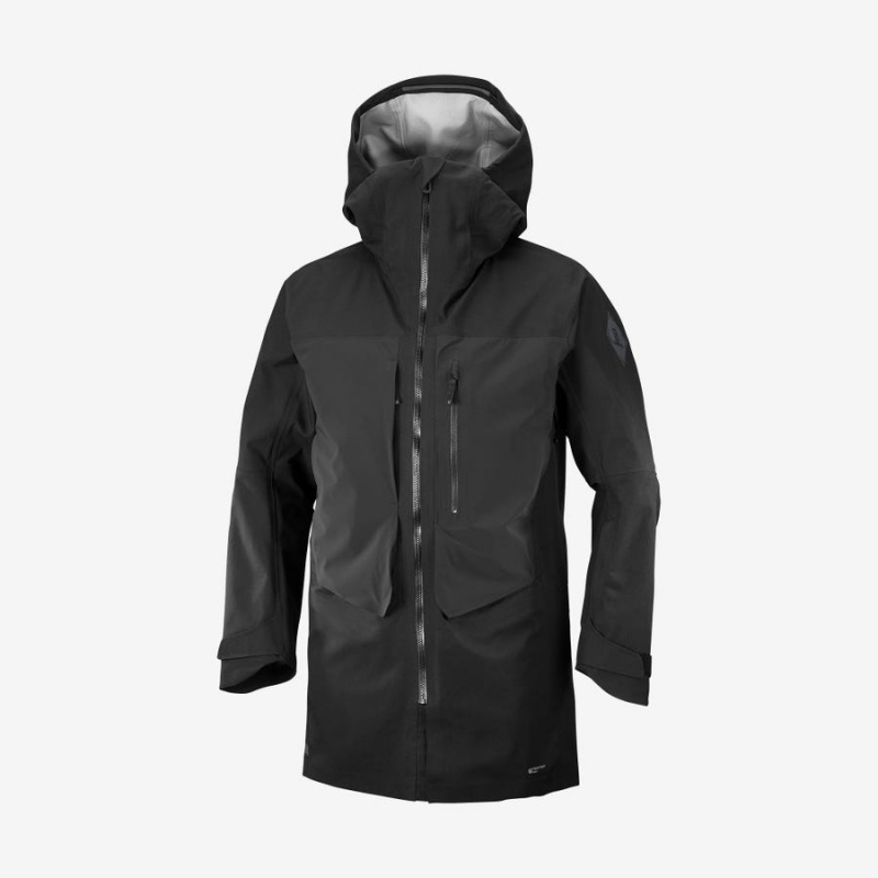 Chaquetas De Esquí Salomon STANCE 3L LONG Hombre Negras | EC2282SGL