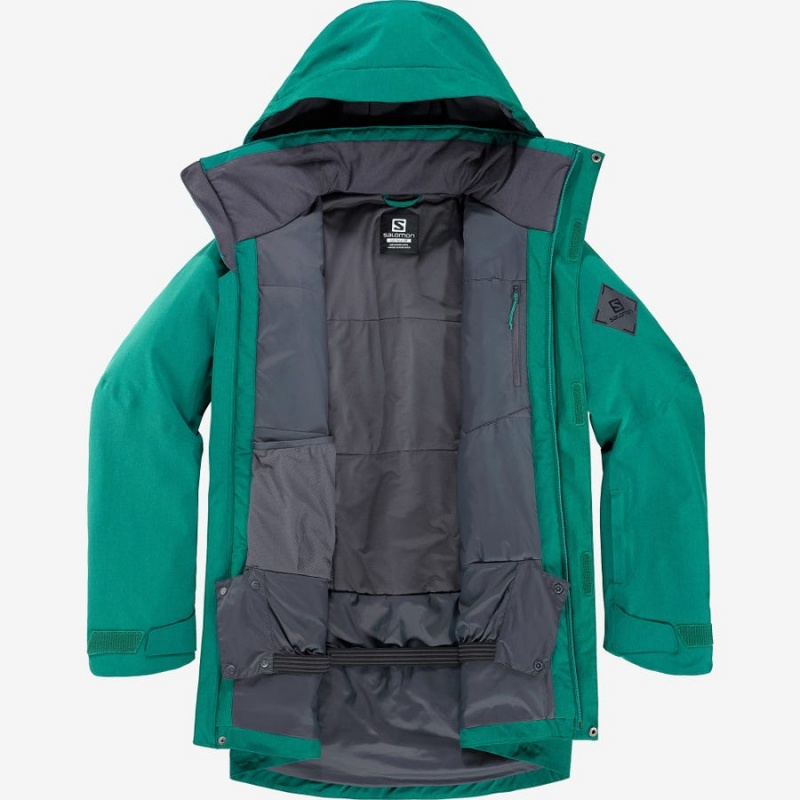 Chaquetas De Esquí Salomon STANCE CARGO Hombre Verde | EC2295NWY