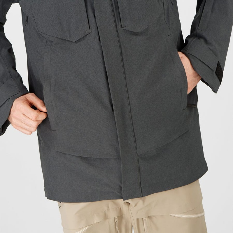 Chaquetas De Esquí Salomon STANCE CARGO Hombre Negras | EC2296MQZ