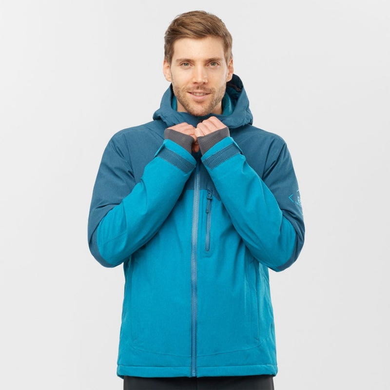 Chaquetas De Esquí Salomon UNTRACKED Hombre Azules | EC2289LIS