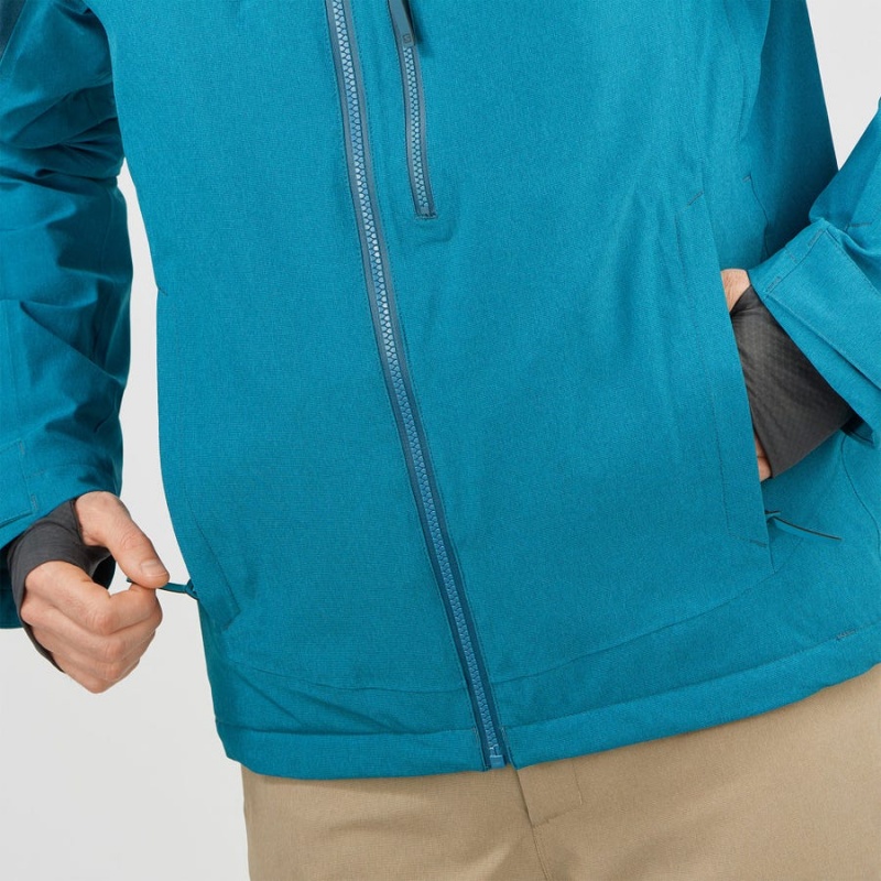 Chaquetas De Esquí Salomon UNTRACKED Hombre Azules | EC2289LIS