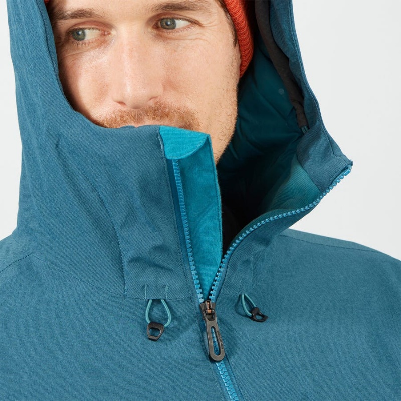 Chaquetas De Esquí Salomon UNTRACKED Hombre Azules | EC2289LIS