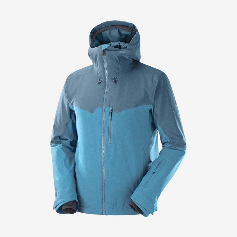 Chaquetas De Esquí Salomon UNTRACKED Hombre Azules | EC2289LIS