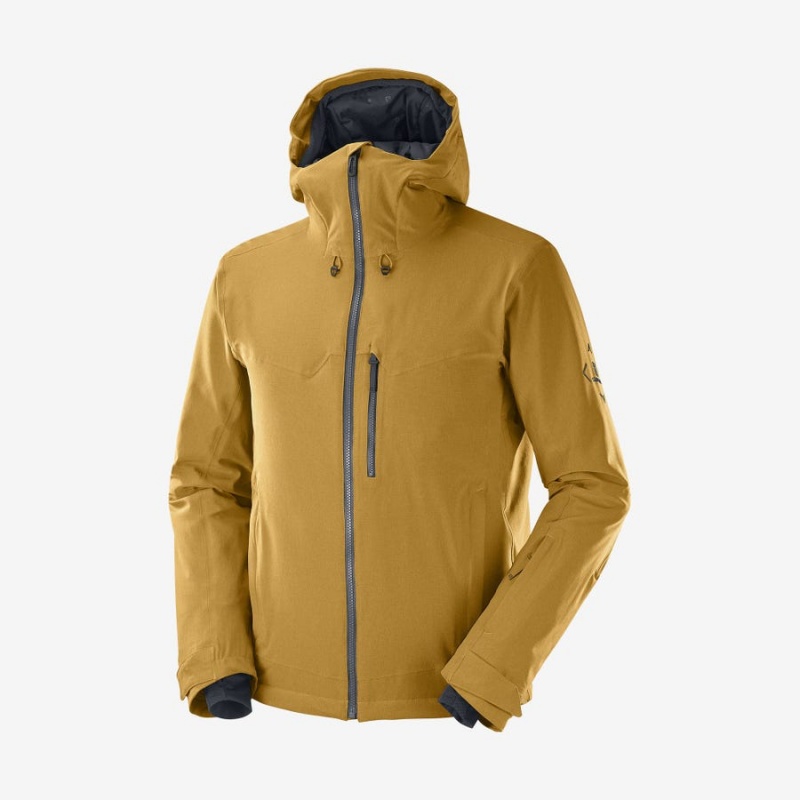 Chaquetas De Esquí Salomon UNTRACKED Hombre Marrones | EC2290ZUT