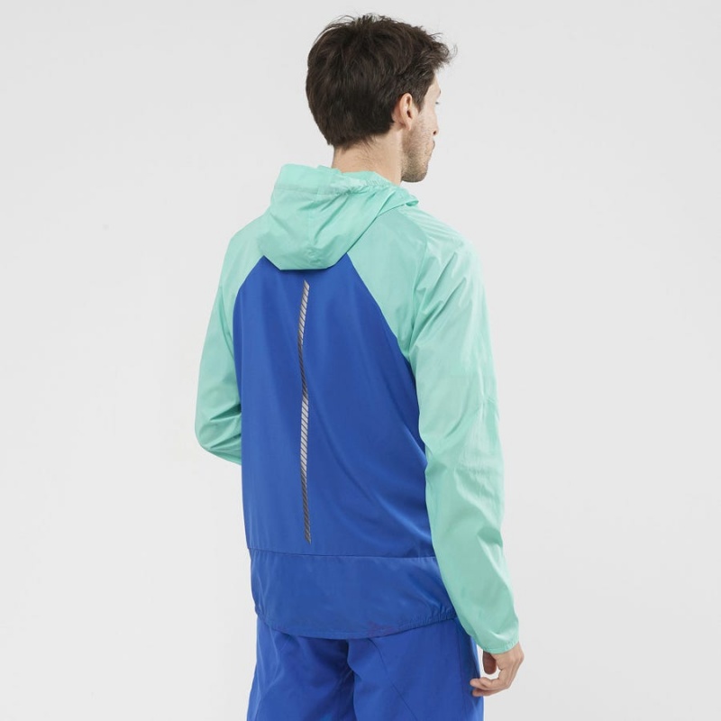 Chompas Salomon BONATTI CROSS WIND WINDBREAKERS Hombre Verde Menta | EC2363CTV