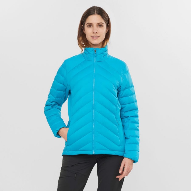 Chompas Salomon ESSENTIAL XWARM DOWN INSULATED Mujer Azules | EC3176EBC