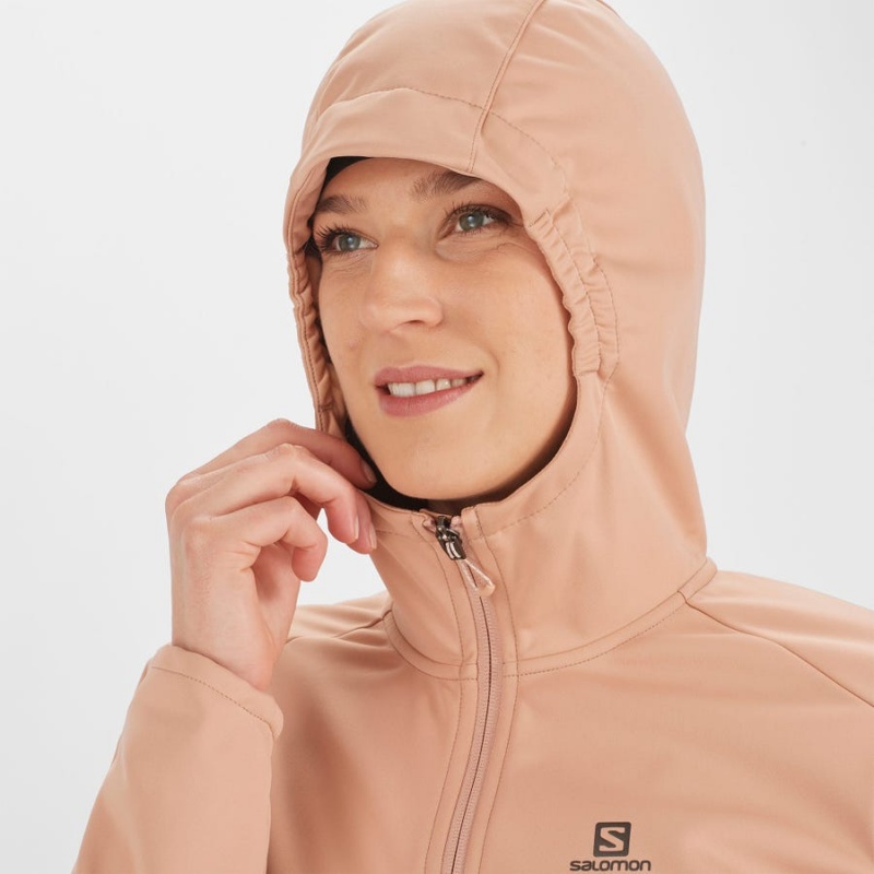 Chompas Salomon GORE TEX INFINIUM™ WINDSTOPPER® Mujer Rosas | EC3189GSO