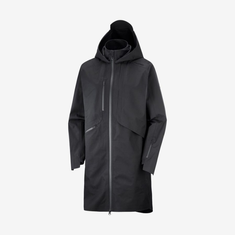 Chompas Salomon OUTLIFE WP COMMUTER PARKA W WATERPROOF Mujer Negras | EC3129ILH