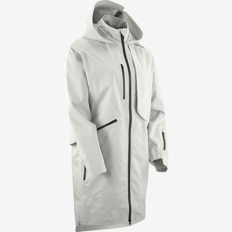 Chompas Salomon OUTLIFE WP COMMUTER PARKA W WATERPROOF Mujer Blancas | EC3130OKI