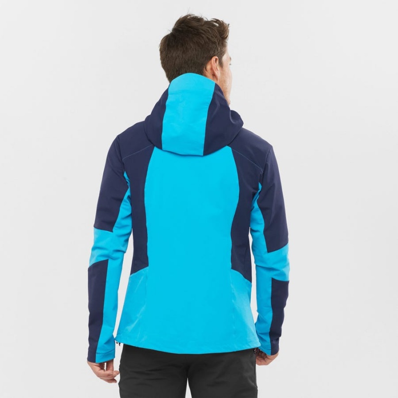 Chompas Salomon OUTPEAK SOFTSHELL Hombre Azules | EC2368QMA