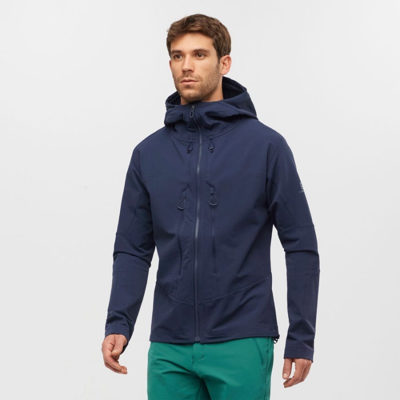 Chompas Salomon OUTPEAK SOFTSHELL Hombre Azul Marino | EC2369WNB