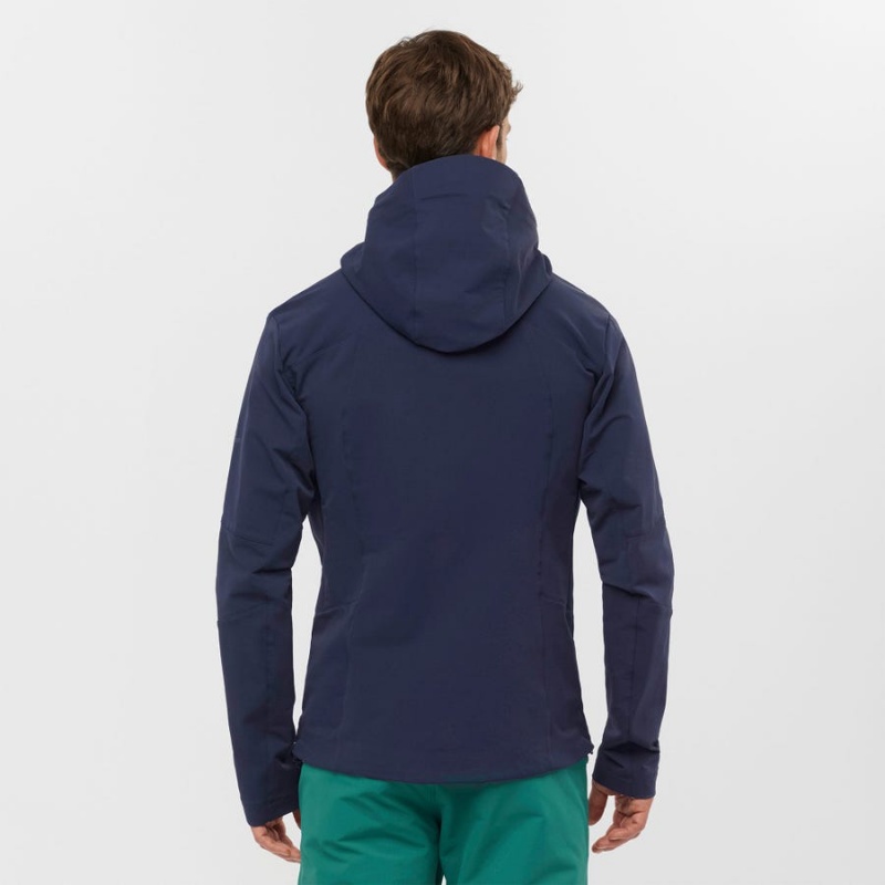 Chompas Salomon OUTPEAK SOFTSHELL Hombre Azul Marino | EC2369WNB